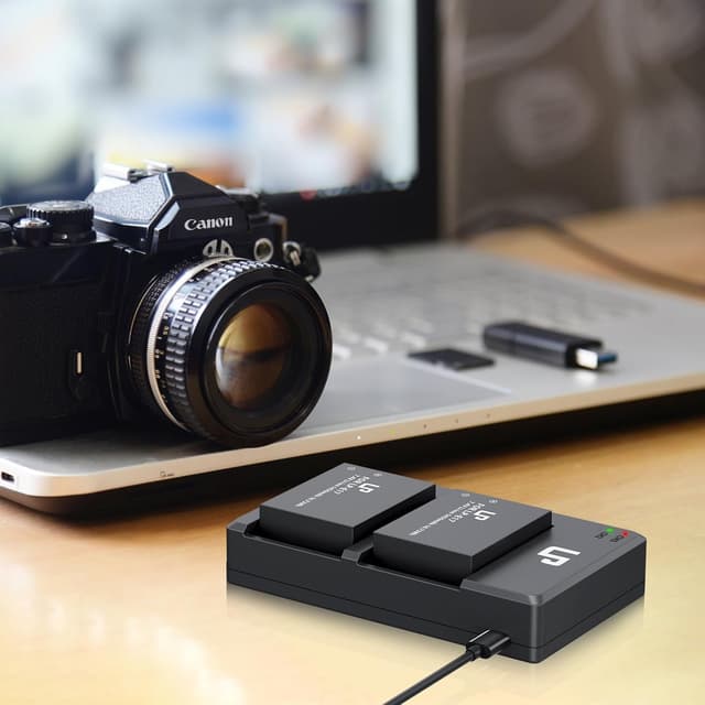 Thumbnail 6 de LP LP-E17 Battery Charger Pack (2-Pack 1450mAh) with Dual Slot Charger for compatible LP-E17 DSLR cameras