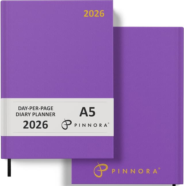 Detalle de Pinnora Diary 2026 A5 Day Per Page
