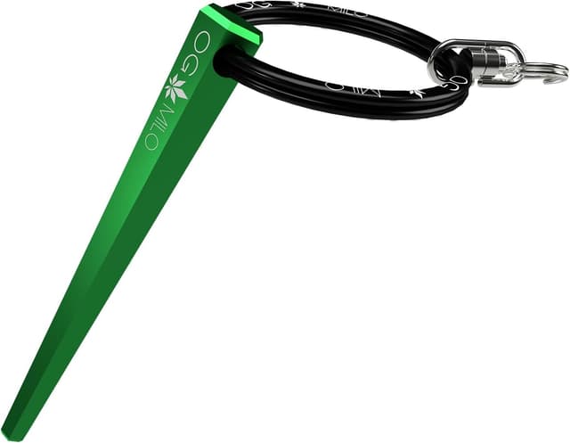 Detalle de OG J POKER Schlüsselanhänger-Zubehör für Raucher mit OG MILO-Logo