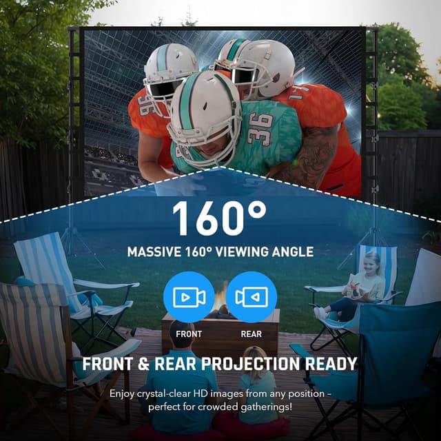 Thumbnail 1 de LEORFI 200 Zoll Beamer Leinwand 📽