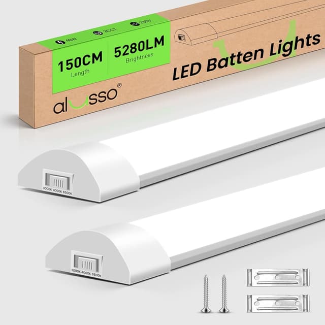 Detalle de ALUSSO 2er Set LED Röhre 150 cm 48 W