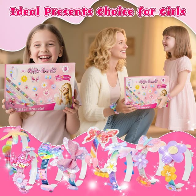 Thumbnail 6 de MPQMPQ Friendship Bracelet Making Kit DIY Jewellery Set for Girls (ages 5–12)