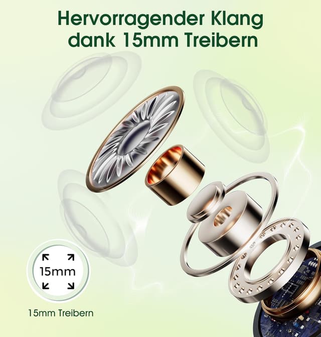 Detalle de MUSICOZY Bluetooth-Schlafkopfhörer als Stirnband aus Bambusviskose