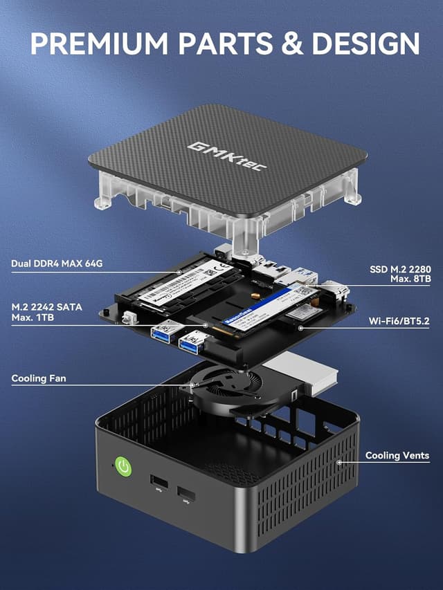 Detalle 2 de GMKtec G3 PRO Mini PC 16GB 512GB