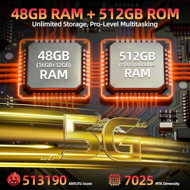 Thumbnail 3 de Oukitel WP62 11000mAh 6,6" FHD+ 120Hz Android 15