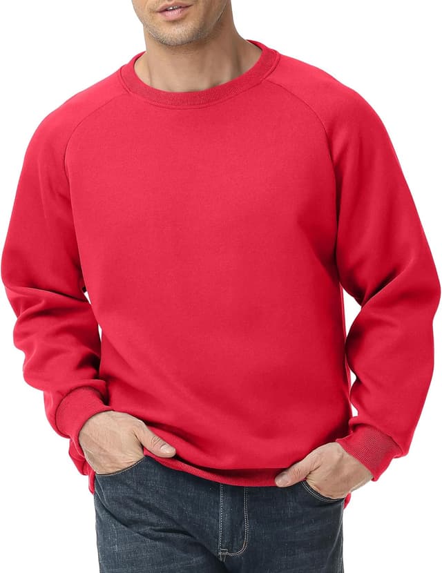 Detalle de PepyPepy Herren Sweatshirt aus Baumwolle – weich, warm & atmungsaktiv für Alltag und Freizeit
