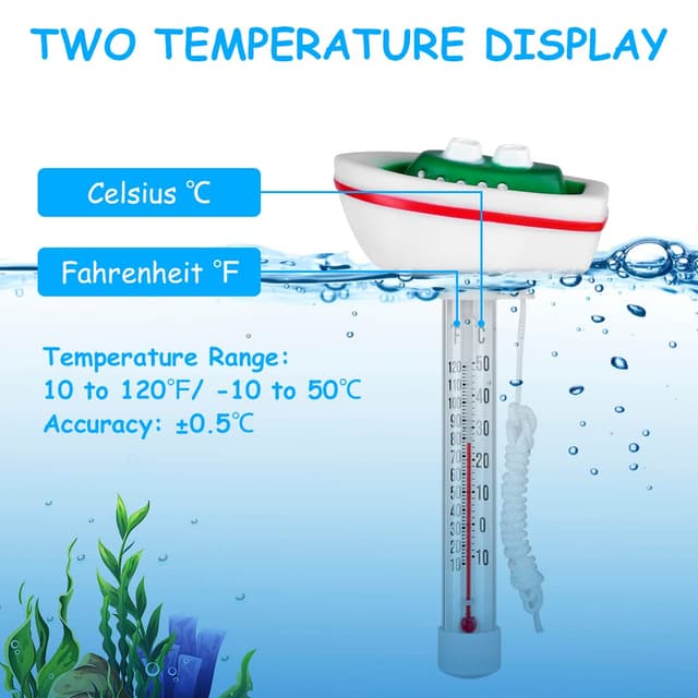 Thumbnail 2 de OFFCUP Termometro Galleggiante 10–50°C per Piscina