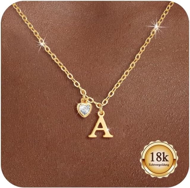 Detalle de Buchstaben Kette Maynor Gold A-Z 18K 42 cm