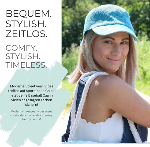 Detalle 2 de styleBREAKER Berretto Snapback unisex con visiera in sughero e 6 pannelli, regolabile (54–59 cm)