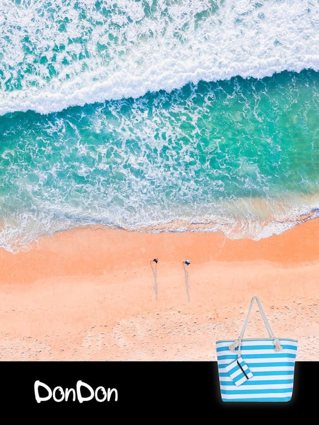 Thumbnail 5 de DonDon Borsa da spiaggia XXL 58x38x18 cm