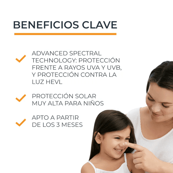 Thumbnail 1 de Eucerin Gel-Crema Sensitive Infantil SPF50+ 2x200
