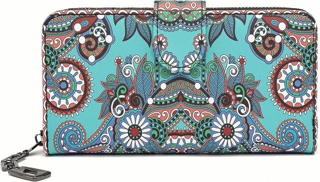 Detalle de MoFut portefeuille femme, mini porte-monnaie