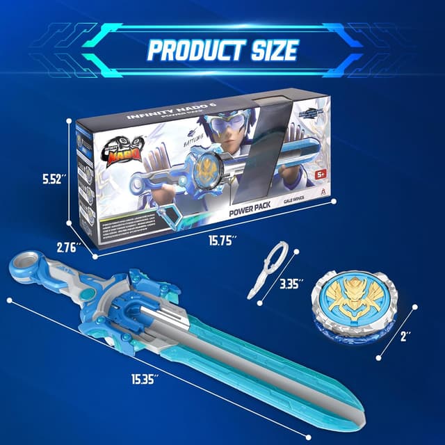 Thumbnail 4 de Infinity Nado Gale Wings peonza