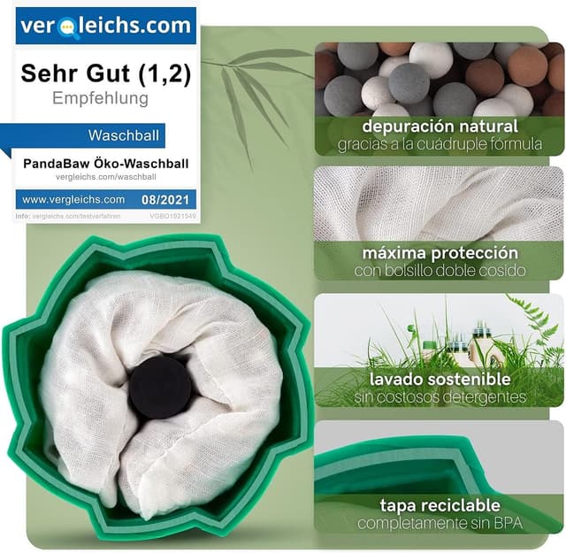 Thumbnail 2 de PandaBaw Bola Lavadora Ecológica 1.500 usos