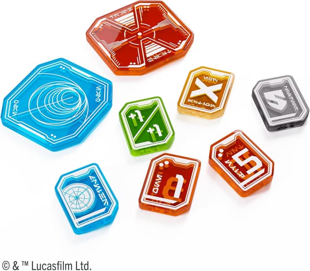 Detalle de Gamegenic Star Wars Unlimited Premium Tokens PRO Expansion Pack: set di token premium in acrilico (55 pezzi)