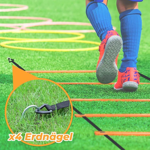 Thumbnail 4 de YISSVIC Speed Agility Ladder 6m for Kids