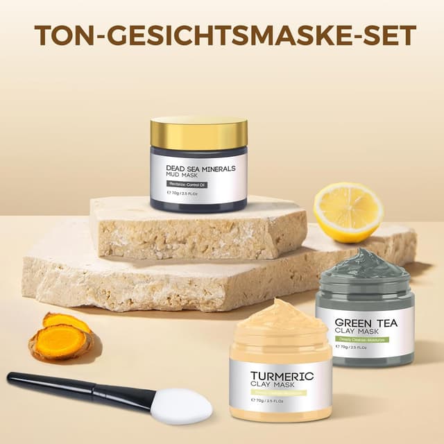 Thumbnail 6 de Kurkuma Tonerde Maske 3x70g 🎭