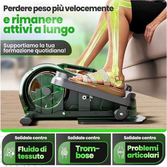 Detalle de Ultrasport Mini Stepper Fitness per la casa: stepper compatto con display LCD