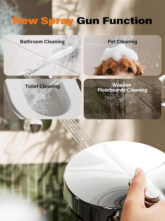 Detalle 2 de Cobbe Hard Water Filter Shower Head 20 stage