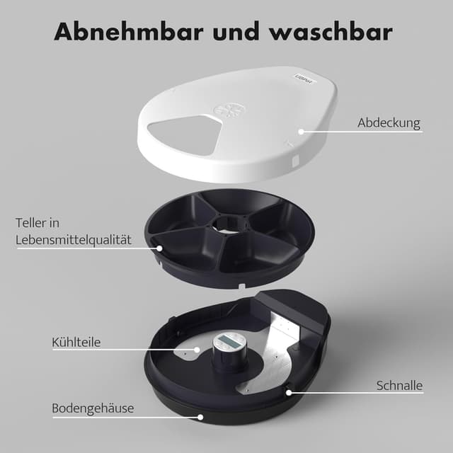 Thumbnail 6 de UBPET F10 Futterautomat für Katzen mit Kühlung