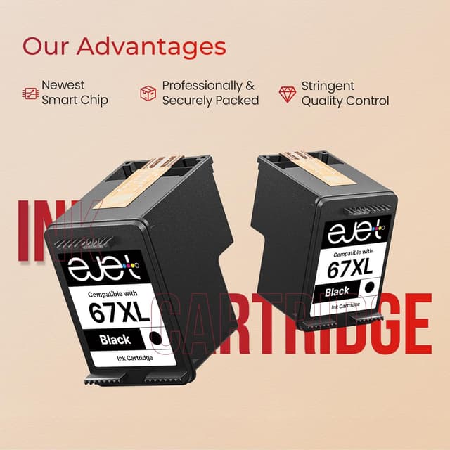 Detalle 2 de 67XL Ink Cartridge 705 pages 🖨