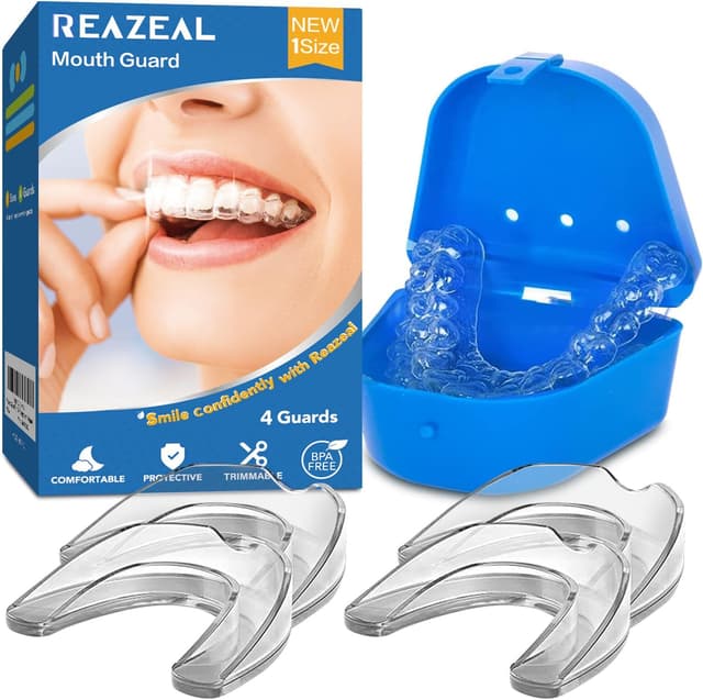 Detalle de Mouth Guard Moldable Nighttime Teeth Protector 4 pack 🦷