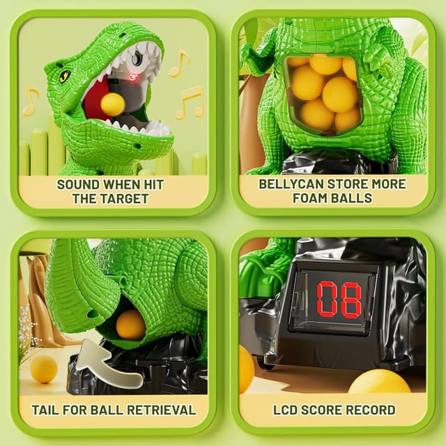 Thumbnail 3 de NIPLOOOW Dinosaur Shooting Toy 48 Bullets