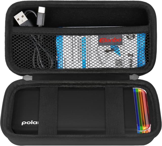 Detalle de Elonbo Travel Accessory Polaroid Hi-Print 2nd Gen case (2x3) – Black