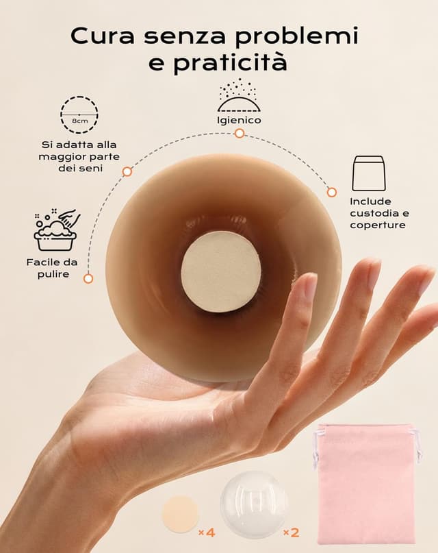 Thumbnail 5 de daidora Copricapezzoli adesivi invisibili 0,2 mm