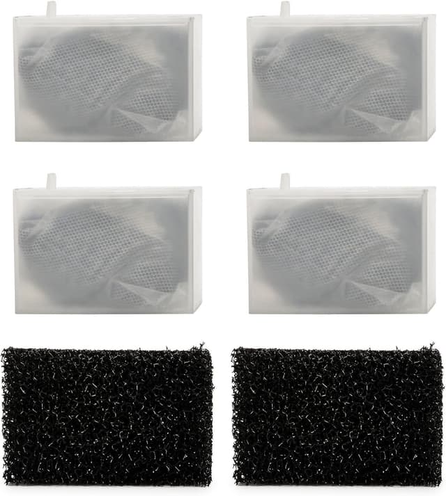 Detalle 2 de NICREW Replace Cartridge for Fish Tank Filter (380L/H) – Foam and Activated Carbon Filter Media