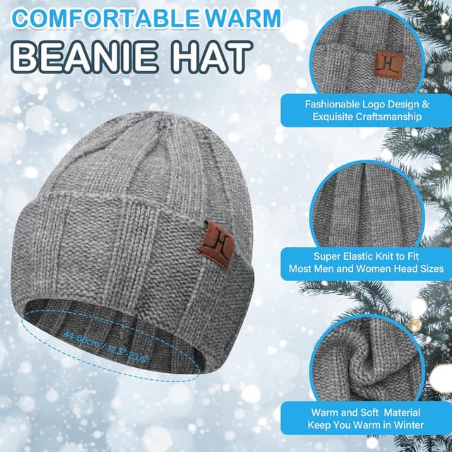 Thumbnail 1 de Ensemble bonnet, Ă©charpe et gants thermiques pour homme đ§Ł