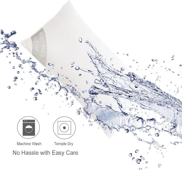 Detalle de HOMEFOUCS down and feather pillows 58 x 74 cm