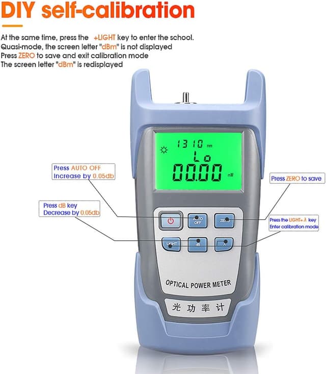 Thumbnail 5 de DAXGD FTTH Fotómetro fibra óptica -70 dBm 📡