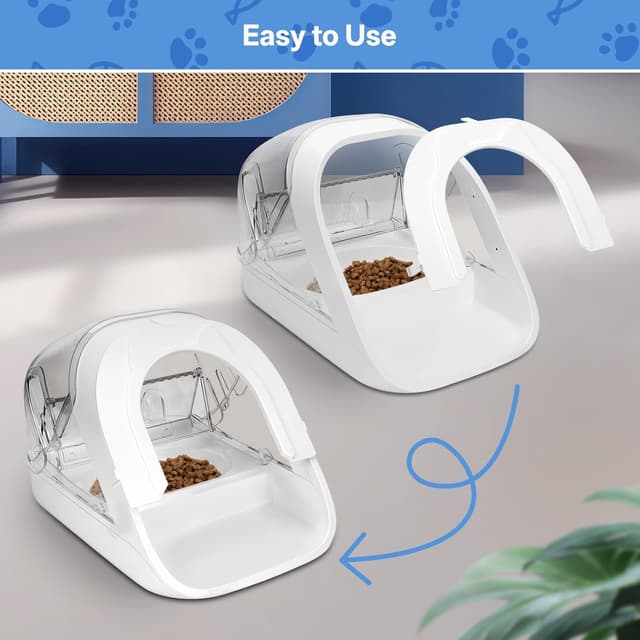 Detalle de Feriva Front Cover for Automatic Microchip Cat Feeder (cat-shaped baffle)