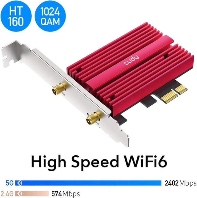 Thumbnail 3 de Cudy AX5400 WiFi 6E PCIe Card