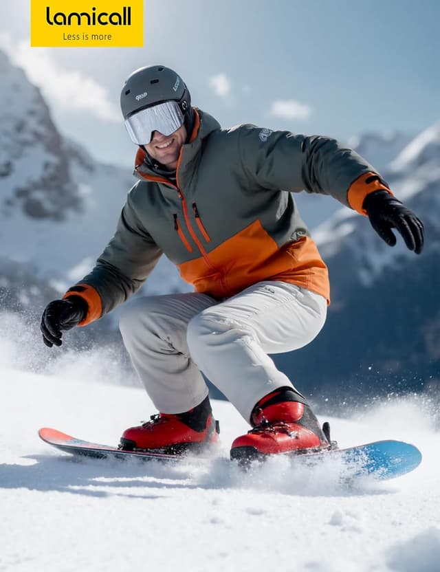 Thumbnail 6 de Lamicall Ski Goggles with HD anti-fog double-lens, UV400 protection and wide OTG fit (Cat 3)