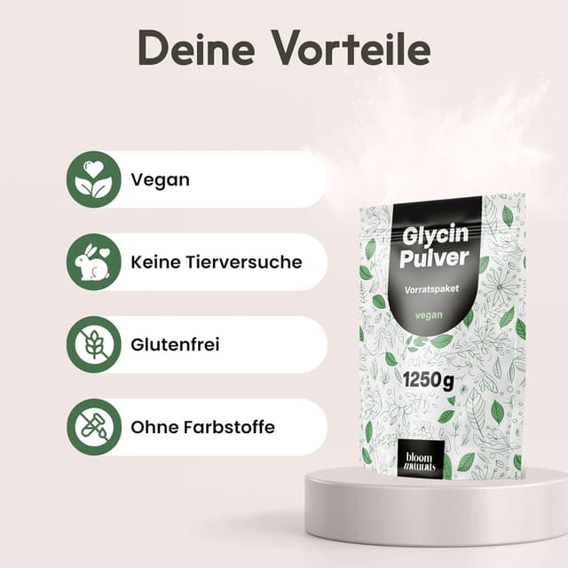 Thumbnail 2 de Glycin Pulver 1250 g vegan rein