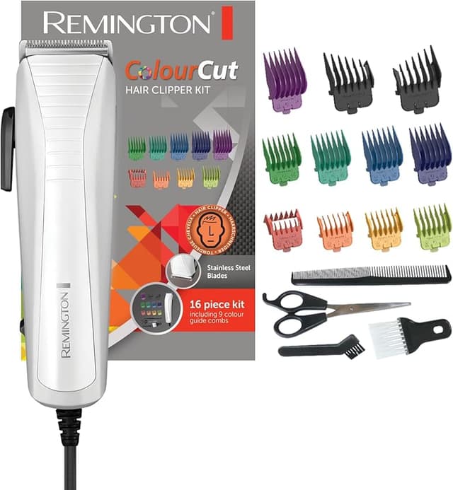 Imagen de Remington ColourCut 🤖 Máquina de Cortar Pelo con 9 peines en OfertitasTOP