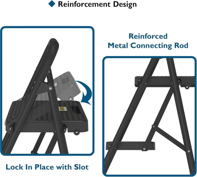Detalle 2 de BONTEC 2 step ladder 150kg capacity