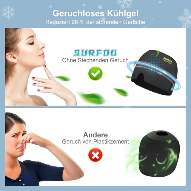 Thumbnail 6 de SURFOU Migräne Maske Mütze – Kühlmaske für Kopf- und Migräneschmerzen mit 360° Gel Surround