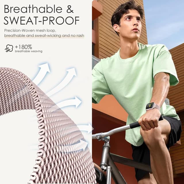 Thumbnail 4 de Original Milanese Loop 38–49mm adjustable magnetic strap