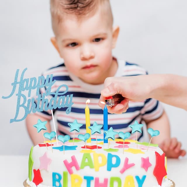 Thumbnail 4 de Decoración para tartas 17 unidades estrellas