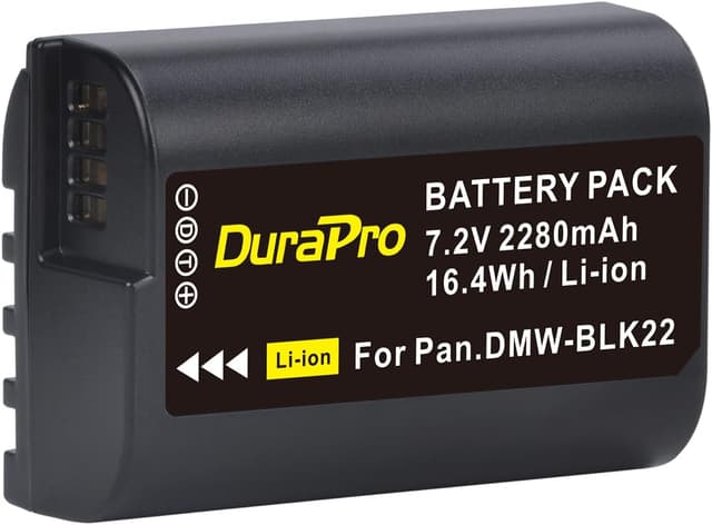 Detalle de DuraPro DMW-BLK22 Akku 2280 mAh für Panasonic