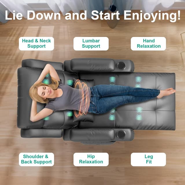 Detalle 2 de SQUEBILIFE Relaxsessel 8-Punkt Massage