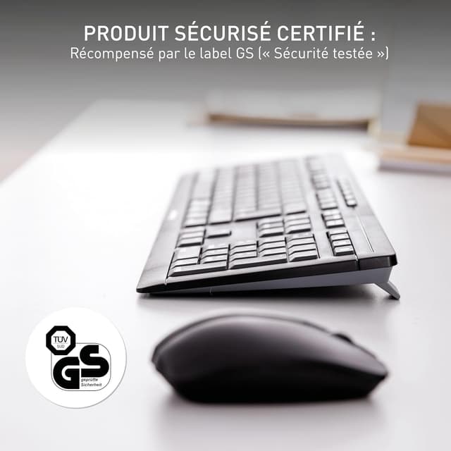 Detalle 2 de CHERRY Stream Recharge clavier souris, 2,4 GHz