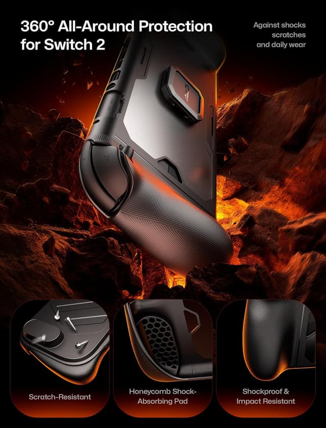 Detalle de JSAUX Switch 2 360° Case