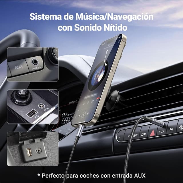 Thumbnail 4 de UGREEN Cable USB-C a Jack 3.5" Auxiliar para Coche 🎧