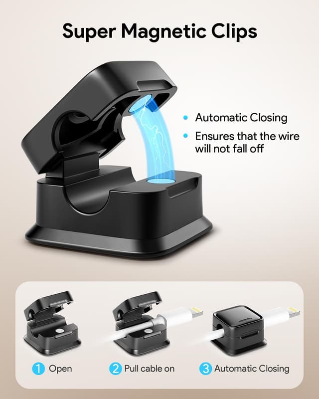 Thumbnail 4 de Costop 8 Pack Cord Organizer Holder