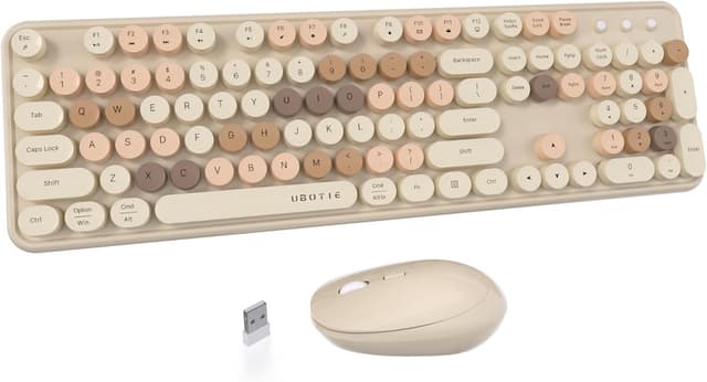 Detalle de UBOTIE Wireless Keyboard Mouse Combo