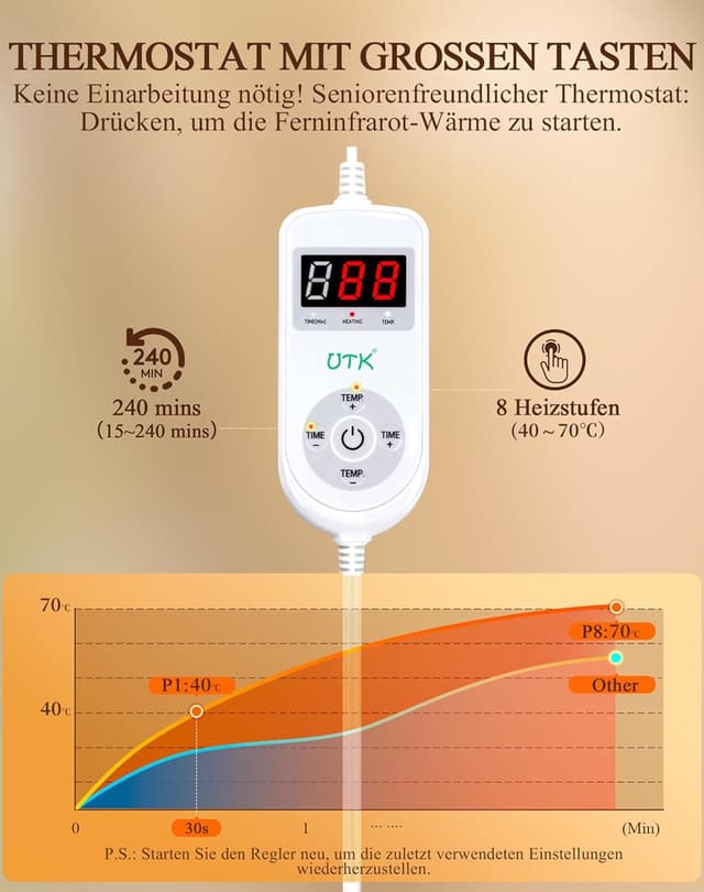 Thumbnail 2 de UTK Nackenwärmer Ferninfrarot